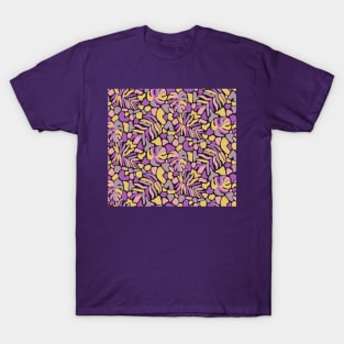 Matisse Purple Tropical Leaves T-Shirt
